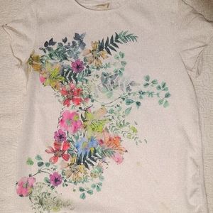 Zara floral tee